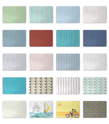 Ambesonne Masculine Theme Mousepad Rectangle Non-Slip Rubber