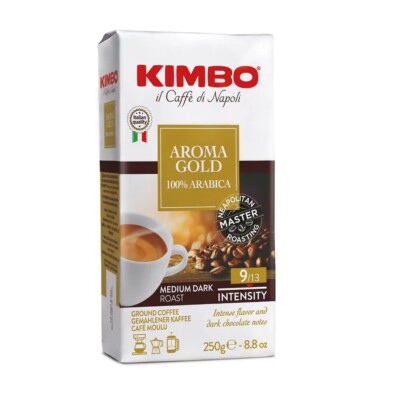 KIMBO Aroma Gold 100% Arabica 250g gemahlen 25,96 /kg