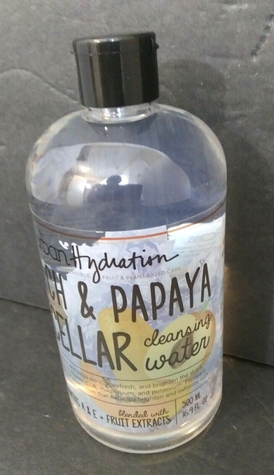 Urban Hydration Peach Papaya Micellar Cleansing Water 16.9 FL Oz For Face New