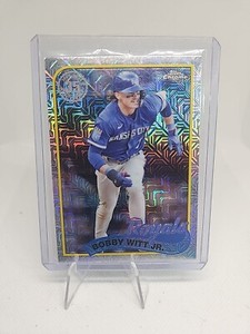 2024 Topps Series 2 - 1989 Topps Chrome Silver Pack Mojo #2T89C11 Bobby Witt Jr.