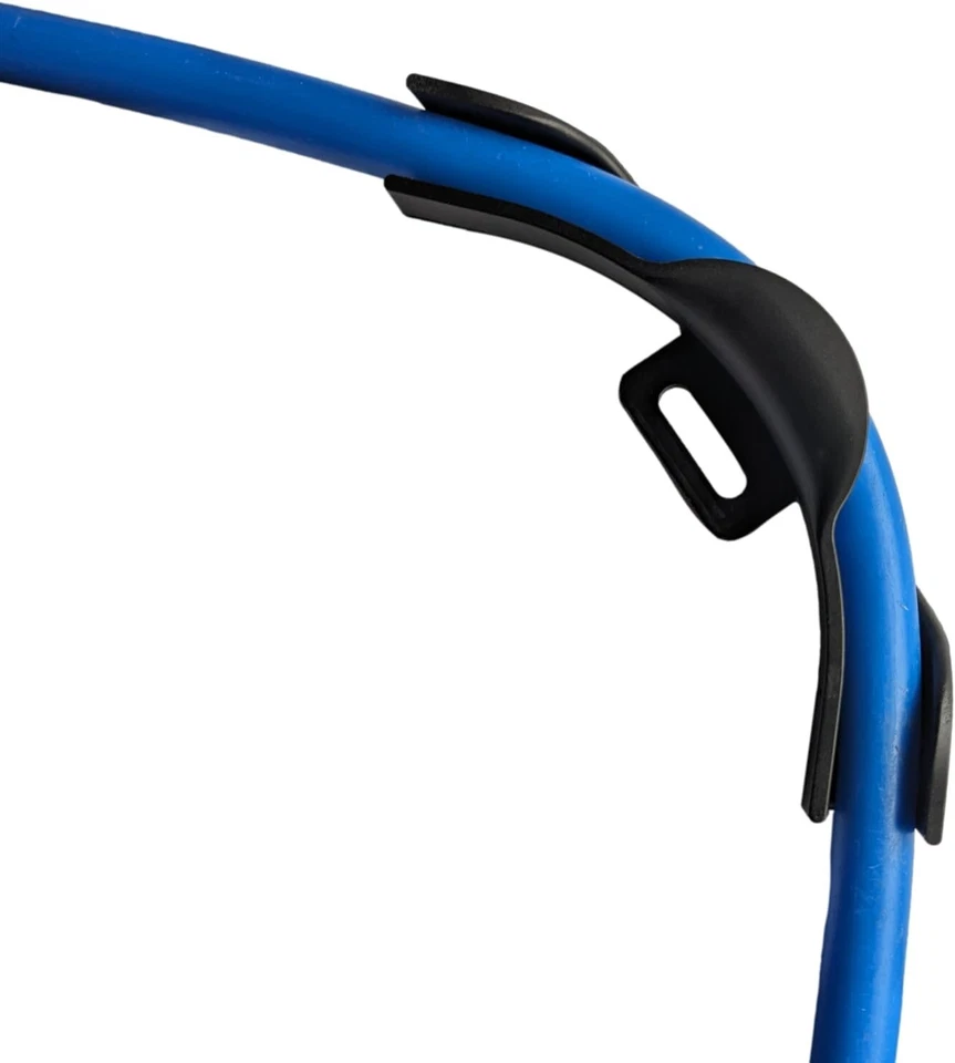 Paquete de 10 tubos PEX de plástico de 3/4" soporte de curvatura de 90 grados con placa de montaje Foto 2 de 2