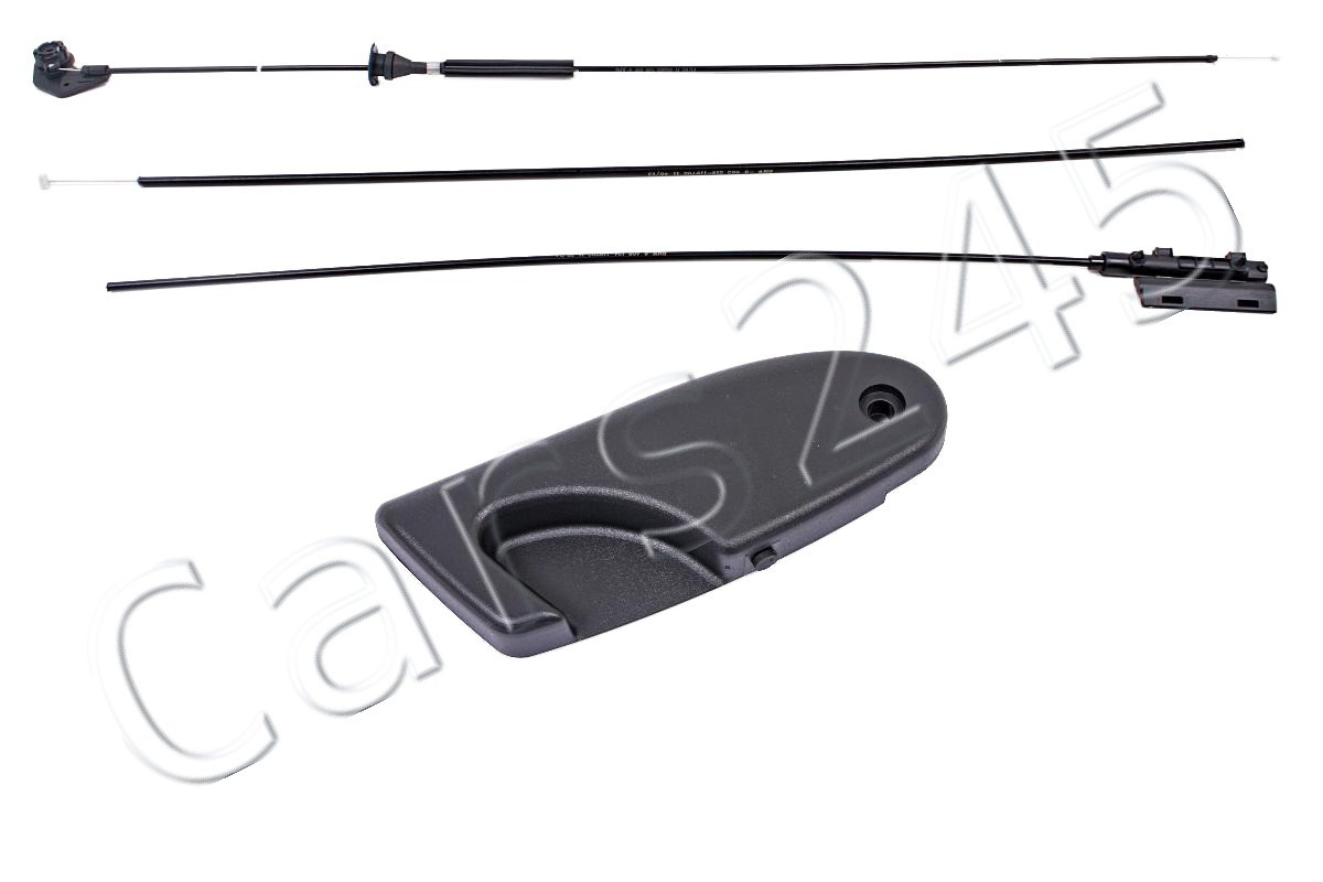 Genuine Hood Lock Release Mechanism Cables Set + Lever BMW X5 E53 2000