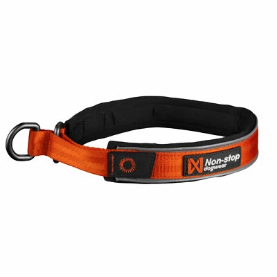 Non-Stop dogwear CRUISE Collar orange | Halsband mit Zugstopp - Das Bequeme.