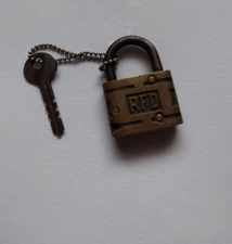 Vintage RFD U.S. Postal Padlock Marked S -6 With Key - Working
