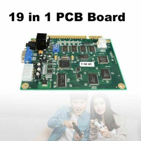19 in 1 Horizontal Multicade PCB Arcade Multigame Board FOR JAMMA Video Game US