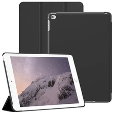 JETech Case for iPad Air 2 (2nd Generation), Smart Cover Auto Wake/Sleep (Black)