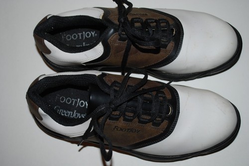 FOOT JOY GreenJoys GOLF SHOES 45516 SIZE 8W - Great Condition - Picture 5 of 8