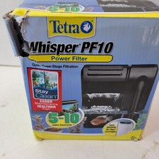 Tetra Whisper PF10 Power Filter, Quiet Three-Stage Filter For 5-10 Gal Aquariums
