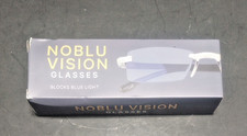 Noblu Vision Bluelight Glasses for Men Women No Blue Light Glasses With Case