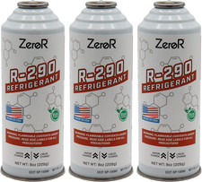 - R290-8 Oz Cans, 3 Pack - for Systems Designed for R290 - Made in USA