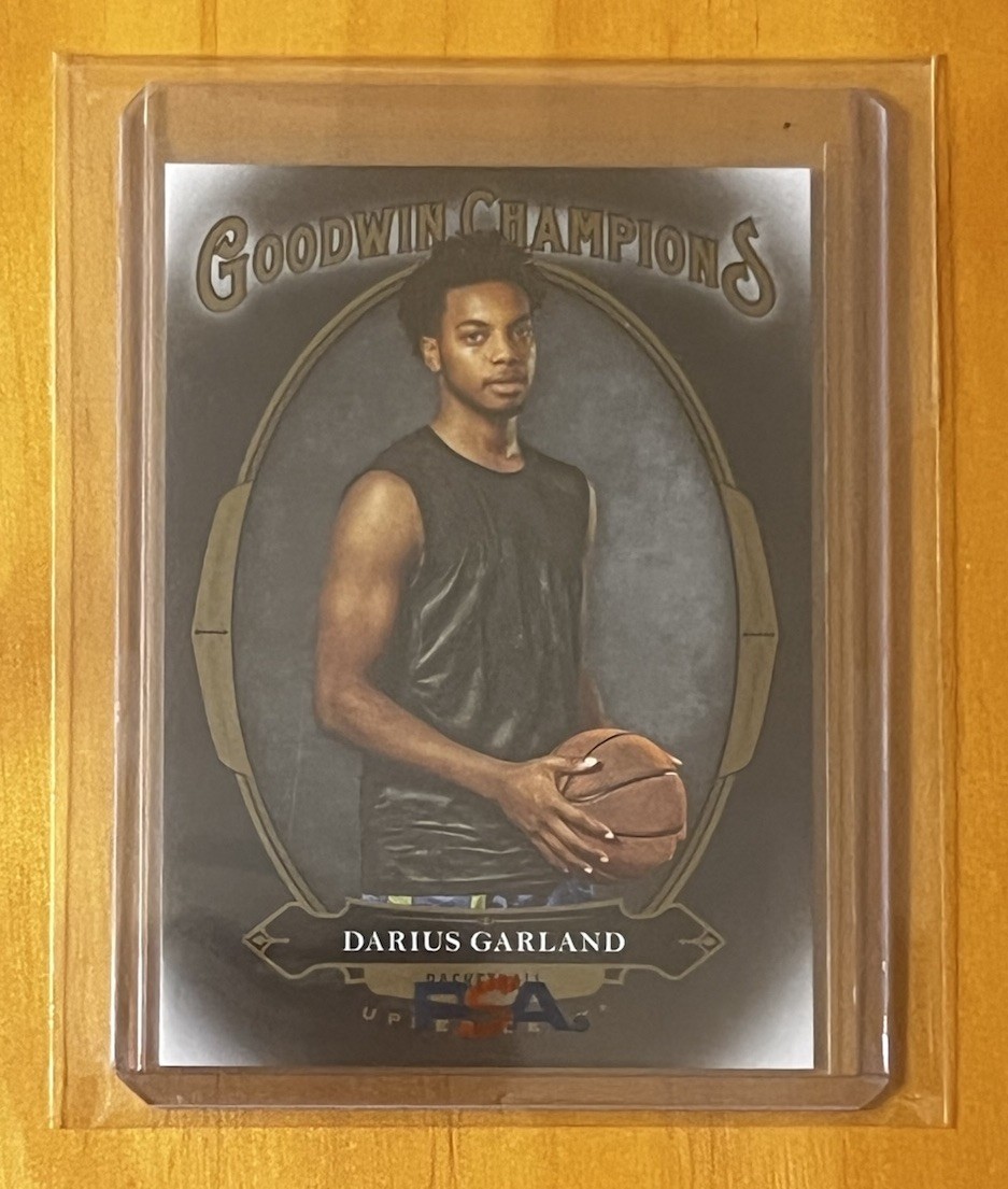 Darius Garland 2020 UD Rookie Card Black Gold Variant Rare