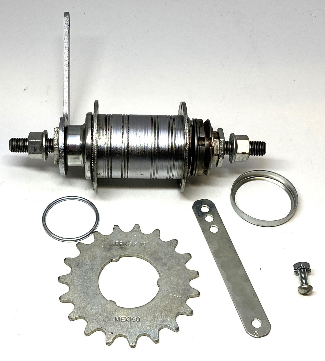 NOS Bendix 76 bicycle Coaster Brake HUB 28 hole 19 tooth COG | eBay