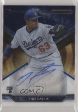2015 Topps Strata Auto Blue /99 Yimi Garcia #SA-YG Auto no9