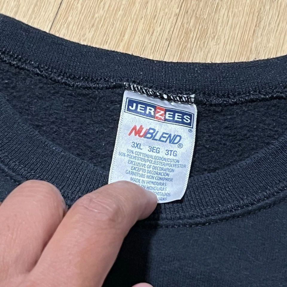 Suéter de Colección Años 90 Streetwear NuBlend Para Hombres XXXL Pullover Desteñido Suelto Sudadera Foto 2 de 4