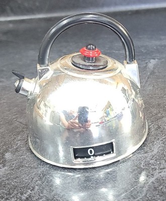 Tea Kettle Kitchen Timer   Retro Kettle Shaped Manual Cooking Timer