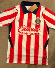 2026/27 Guadalajara Chivas Soccer Jersey Shirt Red White Striped (Size XL)
