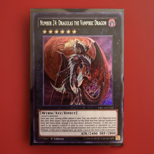 Number 24: Dragulas the Vampiric Dragon DRL3-EN022 — YuGiOh Dragons of Legend Unleashed Yu-Gi-Oh! card