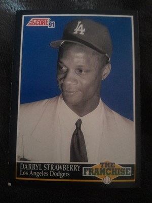 1991 Score - The Franchise Darryl Strawberry #864