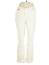 NWT Talbots Women Ivory Casual Pants 14