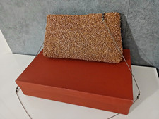 Borsa Borsetta a Spalla Elegante Iemme 431 Cavial Oro come Nuova