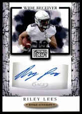 2021 SAGE HIT Autographs Black Riley Lees Auto #A165