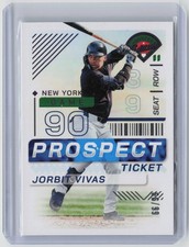 2024 Panini Prospect Edition #97 Jorbit Vivas Green Ice Holo #/99