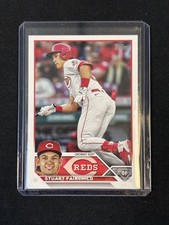 2023 TOPPS BASEBALL CARD UPDATE SERIES #US203 STUART FAIRCHILD REDS OF FREE SHIP