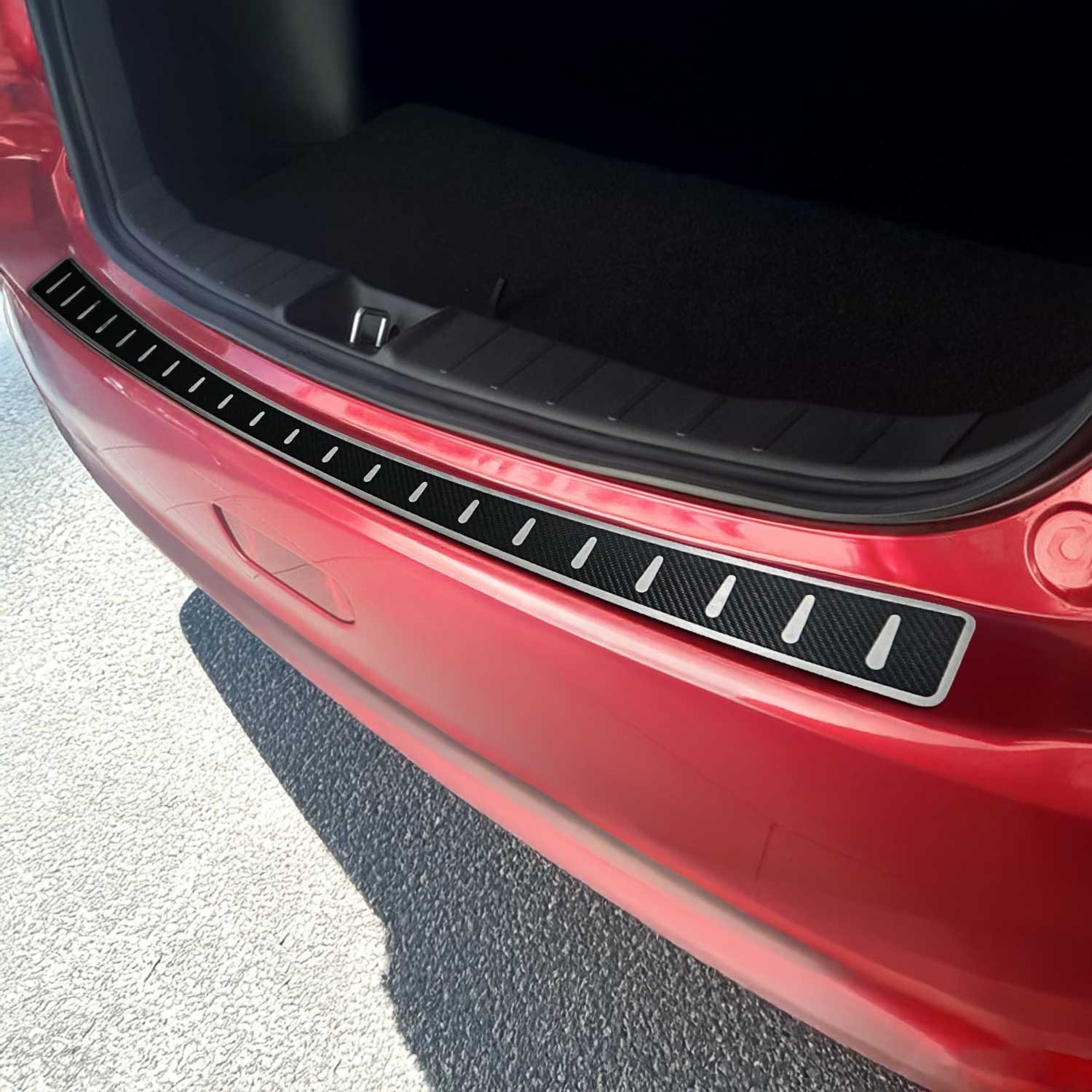 Protection pare-chocs Mitsubishi ASX en inox brossé et finition carbone exclusive style sport