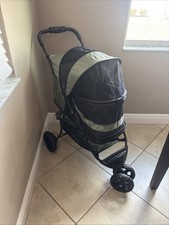 Pet Gear No-Zip Special Edition 3 Wheel Pet Stroller Zipperless Entry, Sage