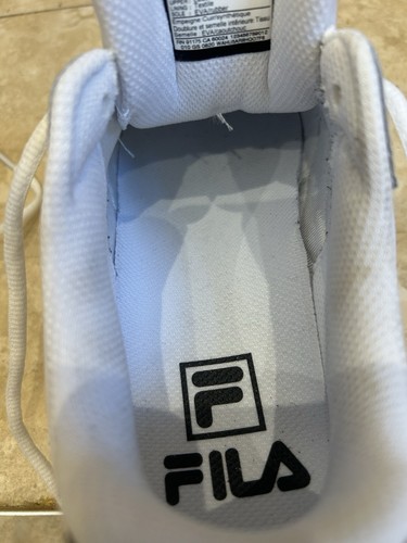 Womens FILA WX-100 WHT/BLK/GOLD UK 7 EU 41 - Picture 5 of 5