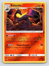 Salazzle 16/145 Rare Guardians Rising Pokemon Reverse Holo NM/M