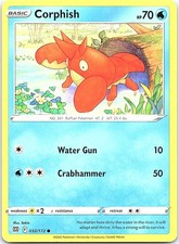 Corphish Brilliant Stars 032/172 Common Pokemon Near Mint Pokemon Card