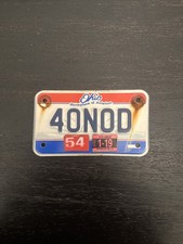  Ohio Motorcycle License Plate