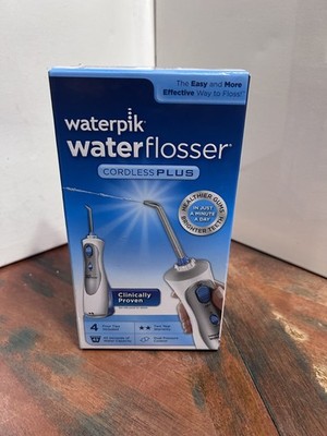 New Sealed Waterpik Cordless Plus Water Flosser WP-450 / WP-462 - 4 Tips Include