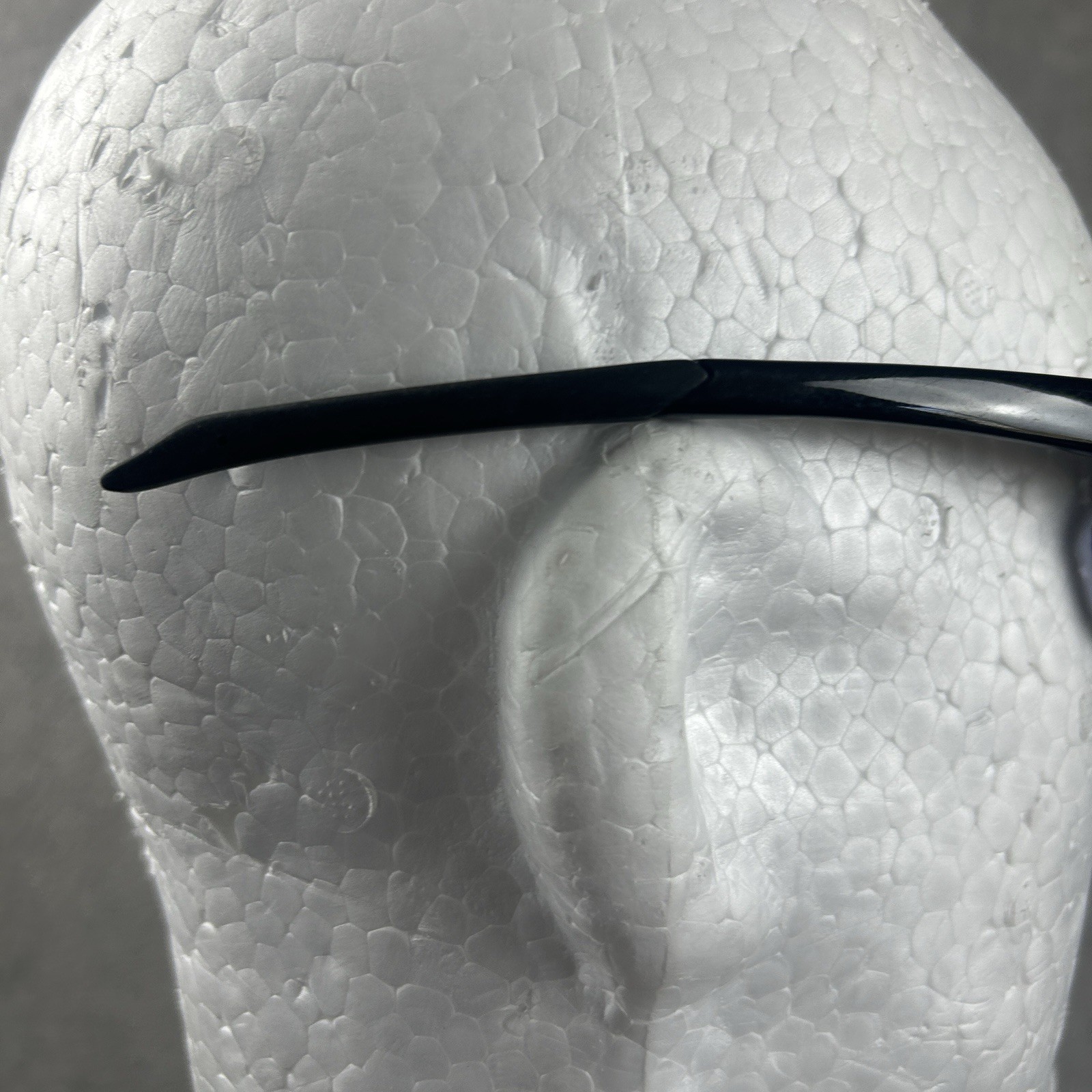 Castro Black Sunglasses Rectangular Wrap Y2K Stre… - image 4