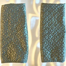 Urban Living Light Green Quilted Satin King?  Sized Pillow Shams Read