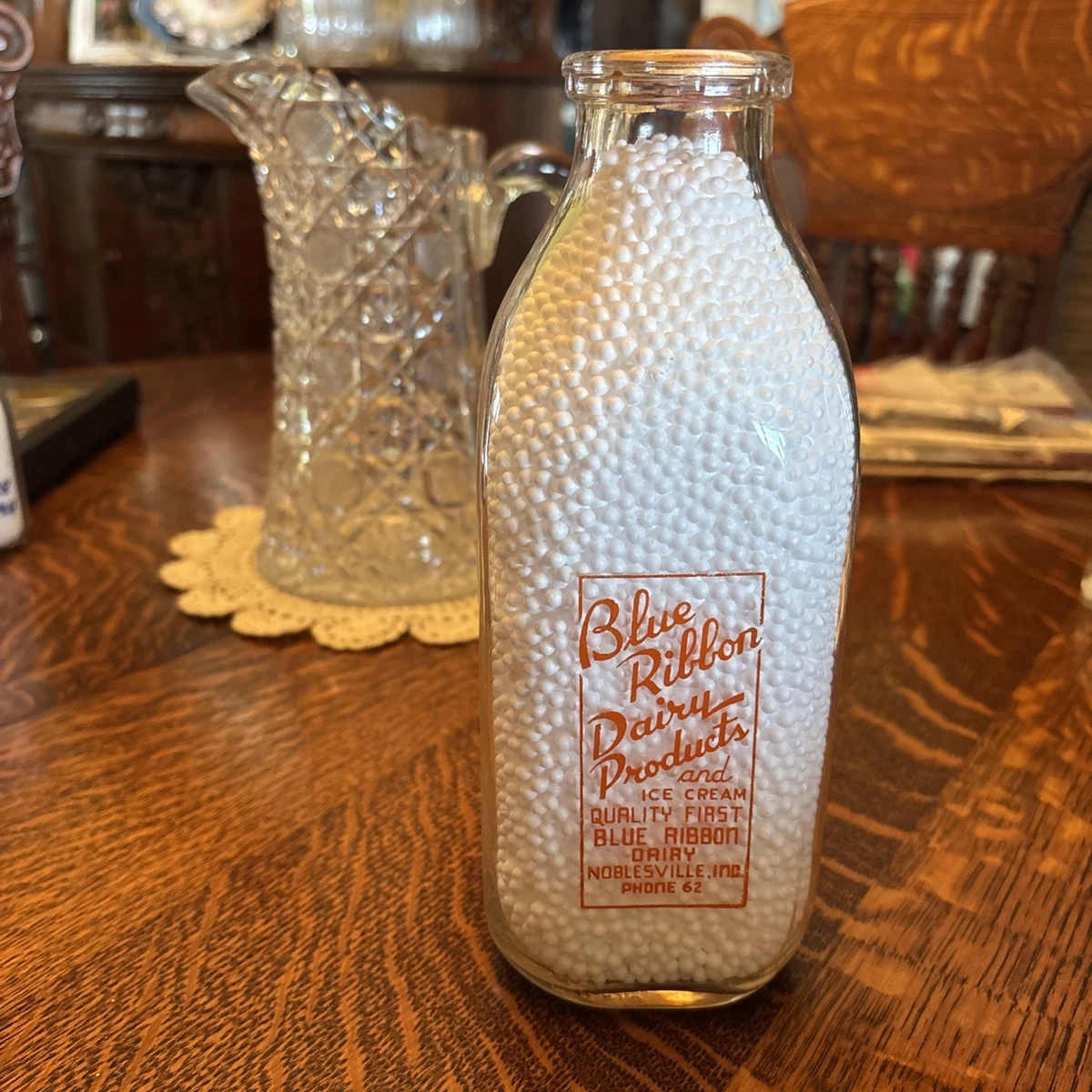 Ind Milk Bottle In Collectible Milk Bottles (1900-Now) for sale | eBay