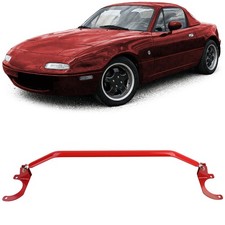 Aluminium Domstrebe Rot vorne 3tlg verstellbar für Mazda MX-5 NA NB 1989-2000