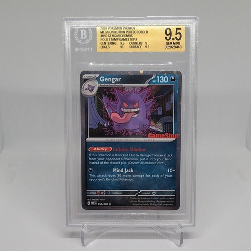 Pokémon Gengar Promo 050/088 Holo GameStop Stamped EN 2026 BGS 9.5 GEM MINT 