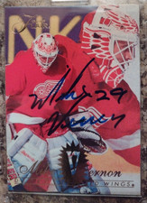 1994-95 Flair Mike Vernon #53 Autograph (AU) NM