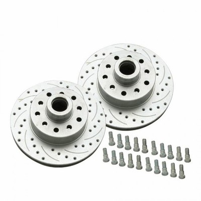 Helix SureStop 11'' Mustang II IFS Rotors 5x4.75 GM Bolt Pattern Drilled Slotted 