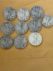 10 SILVER WALKING LIBERTY HALF Dollars Get The Coins In The Picture 1/2 Roll