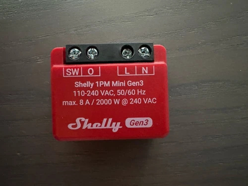 Shelly 1PM Mini Gen3 | WLAN & Bluetooth Smart Relais Schalter