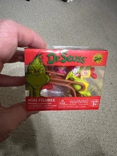 Dr Seuss The Grinch Mini Figures Boxed Critter Crate Set Culterfly Mint Christma
