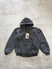 Carhartt Men s XL Charcoal Hooded Full Zip Wo...