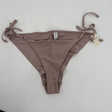 Aerie Womens Ribbed Bikini Bottoms Size XXL Champagne Brown