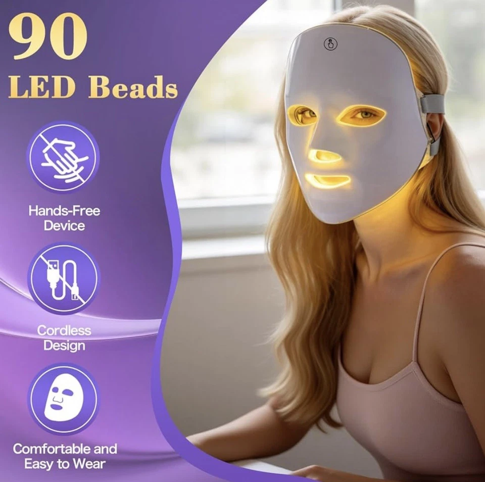 Red Light Therapy Face Mask - image 4 of 4
