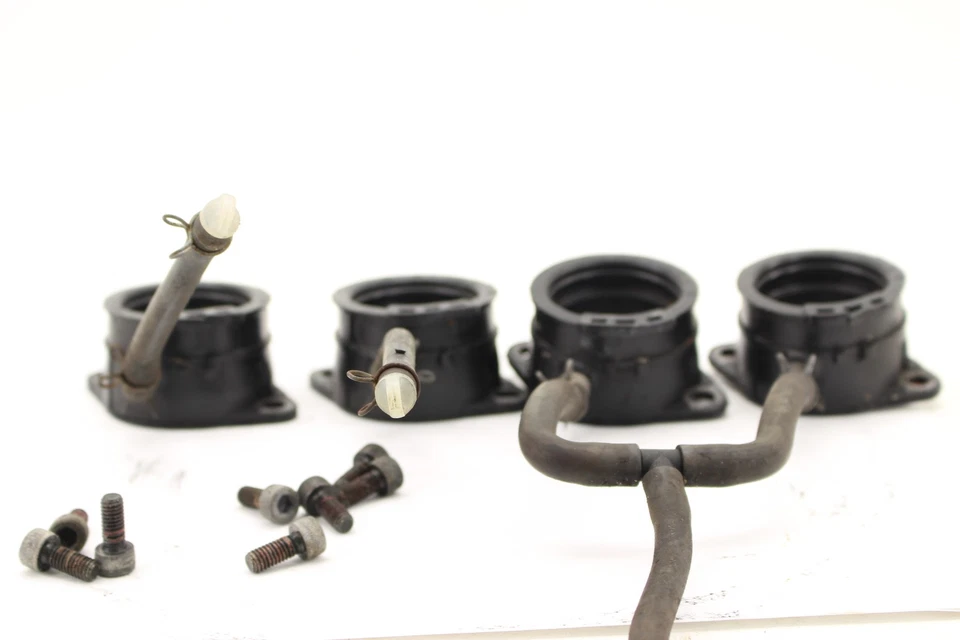 2001 KAWASAKI NINJA ZX6 ZX600E OEM MAIN FUEL INJECTOR THROTTLE BODY UNION JOINT - Image 3 of 4