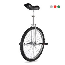 24" Wheel Unicycle Skidproof Butyl Tire Manganese Steel Balance Cycling Exercise