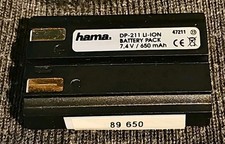 Batteria come Nikon EN-EL1 - Capacità 89% misurata da 650mAh con CADEX